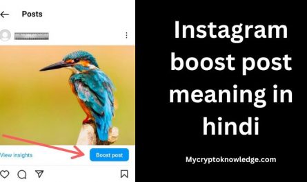 Instagram boost post meaning in hindi